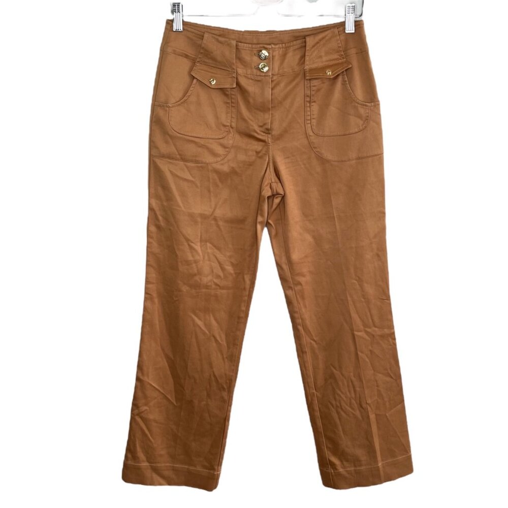 Vintage St. John Sport By Marie Tan Cotton Casual Twill Straight leg Pant